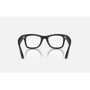 Ray-Ban - Wayfarer Smart Glasses With Meta Ai, Audio, Photo, Video Compatibility - Clear/Graphite Green Transitions Lenses - Matte Black