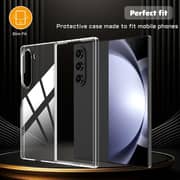 S&S MagSafe Clear Case With Screen Protector Transparent Samsung Galaxy Z Fold 6