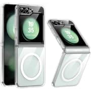 S&S MagSafe Clear Case With Screen Protector Transparent Samsung Galaxy Z Flip 6