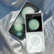 S&S MagSafe Clear Case With Screen Protector Transparent Samsung Galaxy Z Flip 6