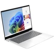 HP (2024) Laptop - Qualcomm Snapdragon X Plus X1P-42-100 / 14inch 2.2K / 512GB SSD / 16GB RAM / Shared Qualcomm Adreno GPU Graphics / Windows 11 Home / English & Arabic Keyboard / Glacier Silver / Middle East Version - [14-FE1000NE]
