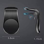 Earldom Air Vent Car Mount Holder Black/Silver