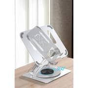 Earldom Laptop Stand White