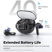 Sound Peats Clear True Wireless Earbuds Black