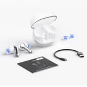 Sound Peats Clear True Wireless Earbuds White
