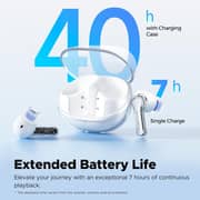 Sound Peats Clear True Wireless Earbuds White