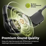 Sound Peats Runfree Lite 2 Wireless Over Ear Sports Headset Black