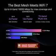 Asus BE18000 Whole Home Wireless Tri-Band WiFi 7 System 3 Pack