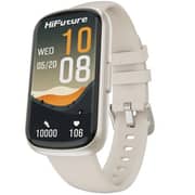 HiFuture EVO2 1.47″ IPS Smart Band with Daily Activity Tracking & Slim Profile - Beige