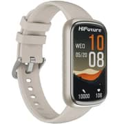 HiFuture EVO2 1.47″ IPS Smart Band with Daily Activity Tracking & Slim Profile - Beige