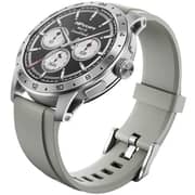 HiFuture FLEX2 1.39″ LCD Smartwatch with Essential Fitness Features - Silver/White