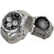 HiFuture FLEX2 1.39″ LCD Smartwatch with Essential Fitness Features - Silver/White