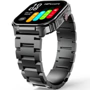 HiFuture Ultra 3 Pro 2.04″ AMOLED Smartwatch with Bluetooth 5.3, Calling & Health Suite - Black