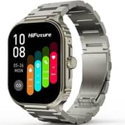 HiFuture Ultra 3 Pro 2.04″ AMOLED Smartwatch with Bluetooth 5.3, Calling & Health Suite - Silver