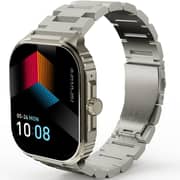 HiFuture Ultra 3 Pro 2.04″ AMOLED Smartwatch with Bluetooth 5.3, Calling & Health Suite - Silver