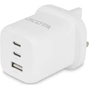Dicota 3 Port Gan Wall Charger White