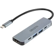 Dicota 5-in-1 USB-C Video Hub Black/Silver