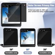 Protect Privacy Screen Protector Black Samsung Galaxy Z Flip 6