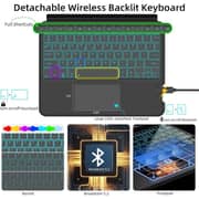 Protect Protective Keyboard Case With Trackpad Black Samsung Galaxy Tab 14.6Inch