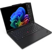 Lenovo ThinkPad T14s Gen 6 Commercial (2024) Laptop - Snapdragon X Elite- X1E-78-100 / 14inch WUXGA / 1TB SSD / 32GB RAM / Shared Qualcomm Adreno Graphics / Windows 11 Pro / English & Arabic Keyboard / Black / Middle east Version - [21N10008GR]