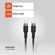 Porodo USB-C To USB-C Cable 1.2m Black