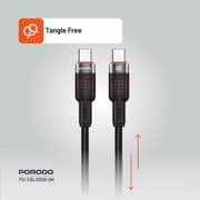 Porodo USB-C To USB-C Cable 1.2m Black