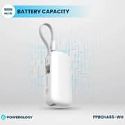 Powerology Power Bank 5000mAh White PPBCHA65-WH