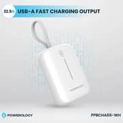 Powerology Power Bank 10000mAh White PPBCHA66-WH