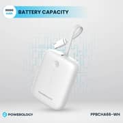 Powerology Power Bank 10000mAh White PPBCHA66-WH
