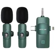 Green Lion 3-In-1 Wireless Microphone Green