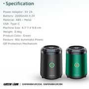 Green Lion Mini Bakhour 2 Incense Burner (Pack of 1 pc)