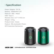 Green Lion Mini Bakhour 2 Incense Burner (Pack of 1 pc)
