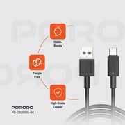 Porodo USB-C Cable 3m Black