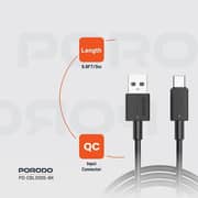 Porodo USB-C Cable 3m Black