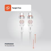 Porodo USB-C To USB-C Cable 1.2m White