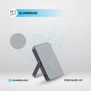 Powerology Wireless Power Bank 10000mAh Grey PPBCHA36-GY