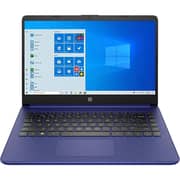 HP (2019) Laptop - Intel Pentimu Silver-N5030 / 14inch HD / 256GB SSD / 4GB RAM / Shared Intel UHD Graphics 605 / Windows 11 / English Keyboard / Blue / International Version - [14-DQ0734]