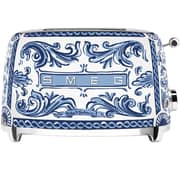 Smeg Dolce & Gabbana Blu Mediterraneo Toaster TSF01DGBUK