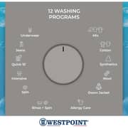 Westpoint Front Load Washer & Dryer 8 kg / 5 kg WDMAT-81242ES