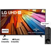 LG 55-inch UT80 Series UHD 4K Smart TV with α5 AI Processor 4K Gen7 – 55UT80006LB - 2024
