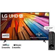 LG 65 Inch UHD AI UT80 4K Smart TV AI Magic remote HDR10 webOS24 (2024)