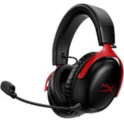 Hyperx 77Z46AA Cloud III Wireless Over Ear Gaming Headphones Black/Red