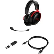 Hyperx 77Z46AA Cloud III Wireless Over Ear Gaming Headphones Black/Red