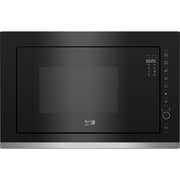 Beko 60cm Built-in Microwave Oven with Grill, 25L, Microwave Grilling, Digital Timer, Auto-weight Defrost, Child Lock, Black - BMGB25333X
