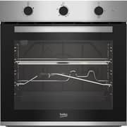 Beko 60cm Built-in Gas Oven, 72L, Mechanical Timer, A+ Rating, Stainless Steel - BBIGT22100XML