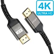 Pawa El-Caro Series Braided HDMI to HDMI 4K Cable 3m Black