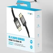 Pawa El-Caro Series Braided HDMI to HDMI 4K Cable 3m Black
