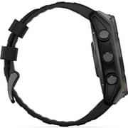 Garmin Fenix 8 Solar 51mm Solar-Charged AMOLED Display, Multisport Smartwatch, Sapphire Carbon Grey DLC Titanium