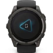 Garmin Fenix 8 Solar 51mm Solar-Charged AMOLED Display, Multisport Smartwatch, Sapphire Carbon Grey DLC Titanium