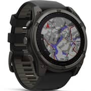 Garmin Fenix 8 Solar 51mm Solar-Charged AMOLED Display, Multisport Smartwatch, Sapphire Carbon Grey DLC Titanium